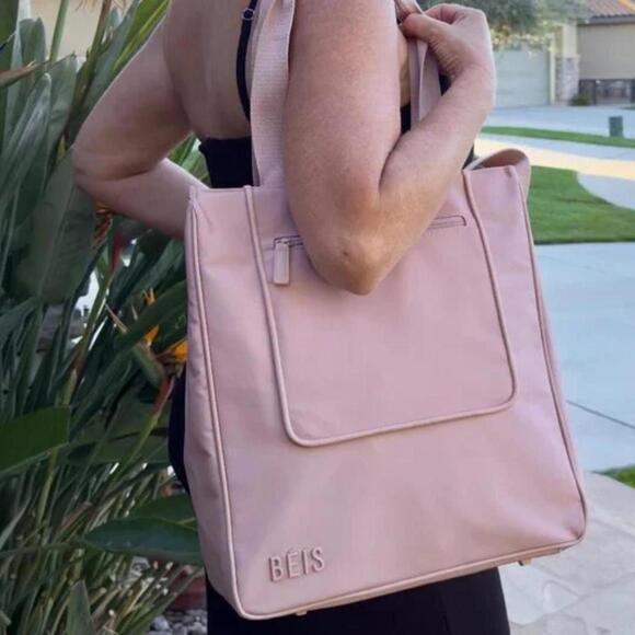 Beis North/South Recycled Polyester Tote - Picture 1 of 8